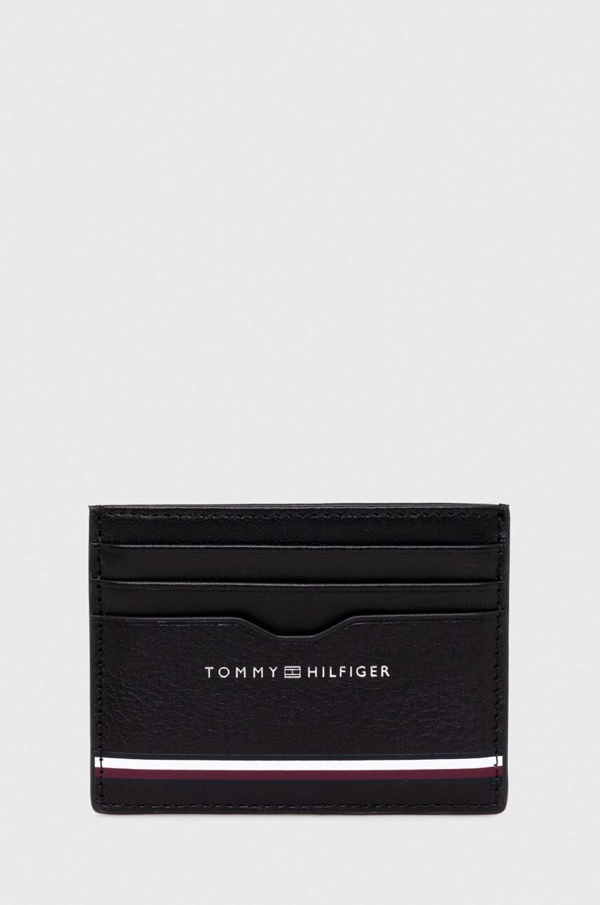 

Кожаный чехол на карты Tommy Hilfiger цвет чёрный