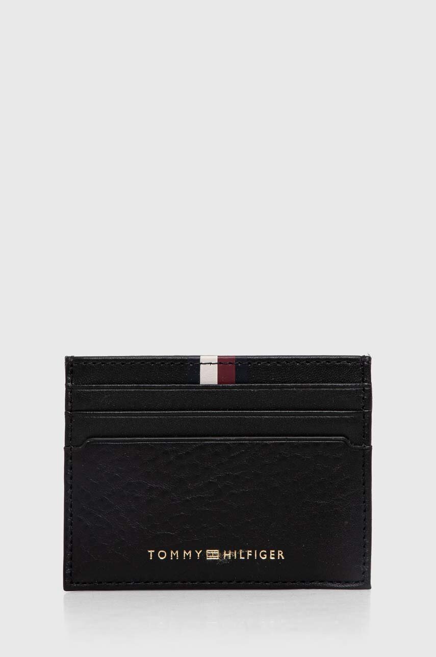 

Кожаный чехол на карты Tommy Hilfiger цвет чёрный