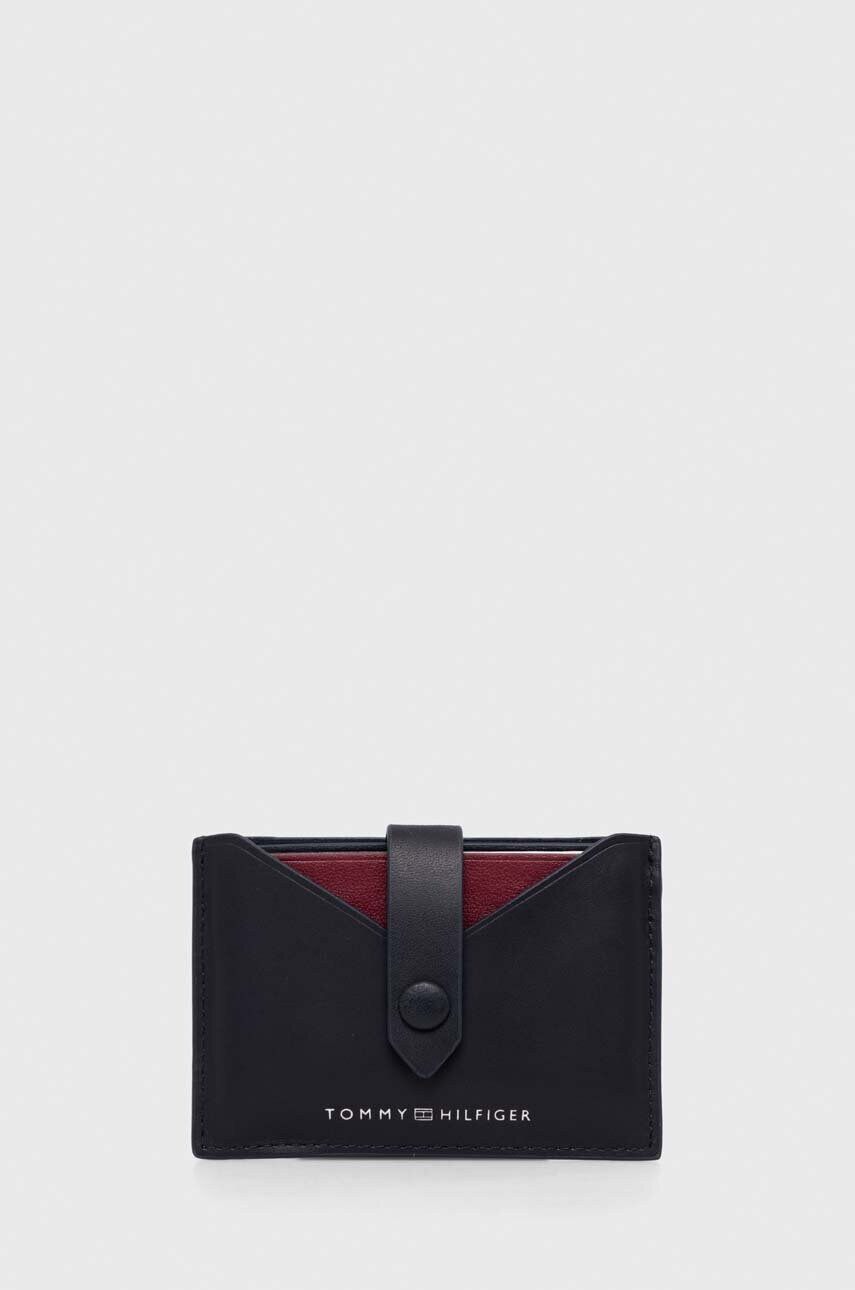 

Кожаный чехол на карты Tommy Hilfiger цвет синий