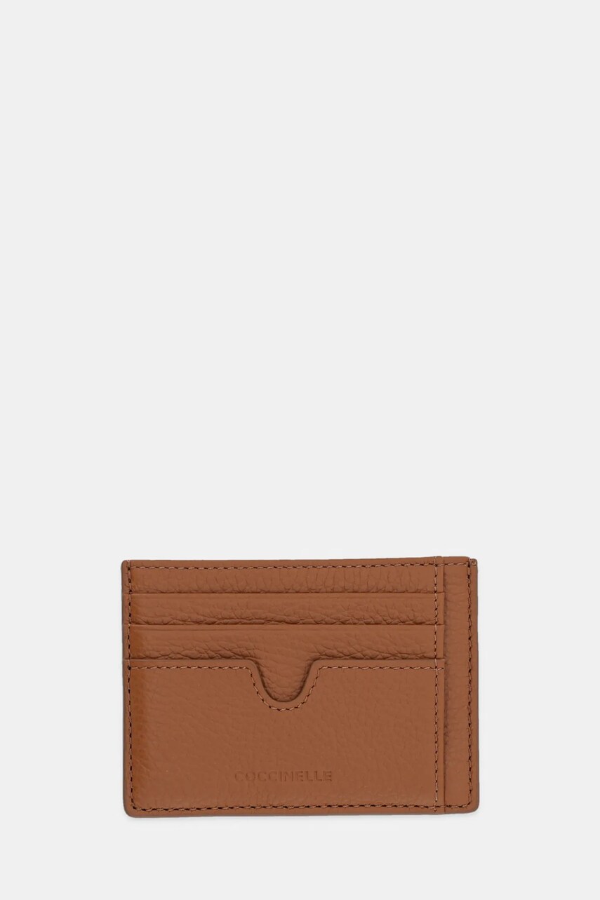 Coccinelle carcasa din piele culoarea negru, E2 MUK 87 01 01