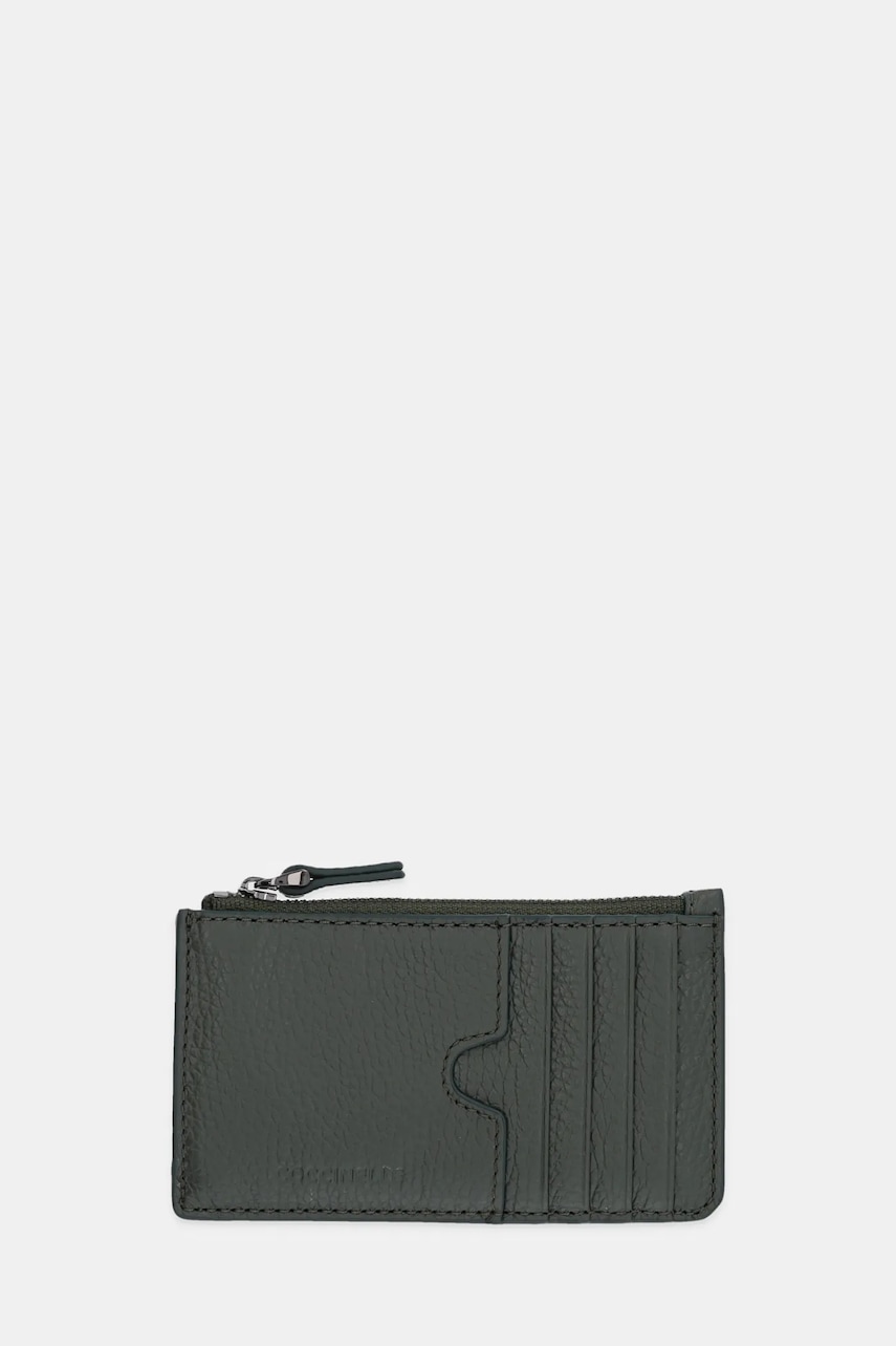 Coccinelle portofel de piele culoarea negru, E2 MUK 87 02 01