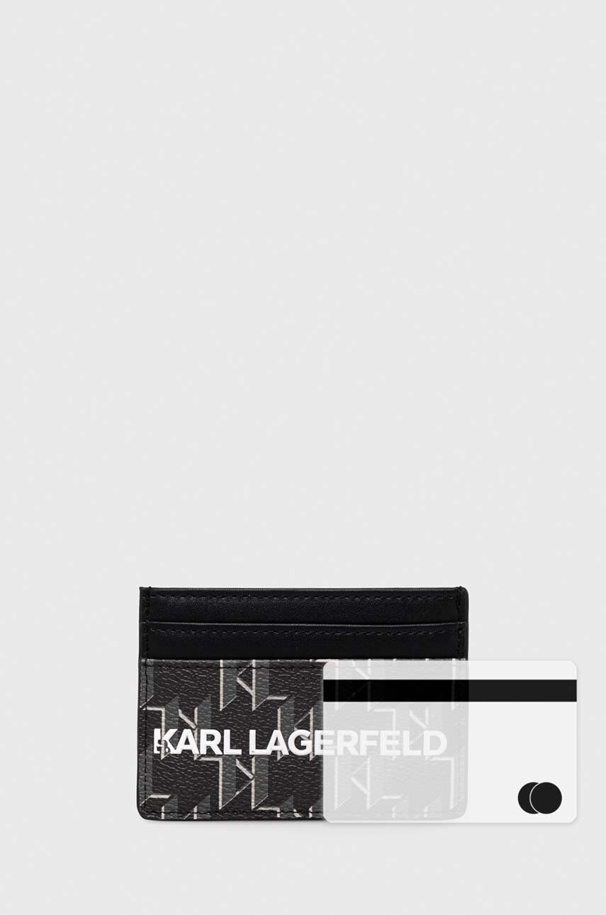 Karl Lagerfeld Carcasa Cardului Culoarea Negru
