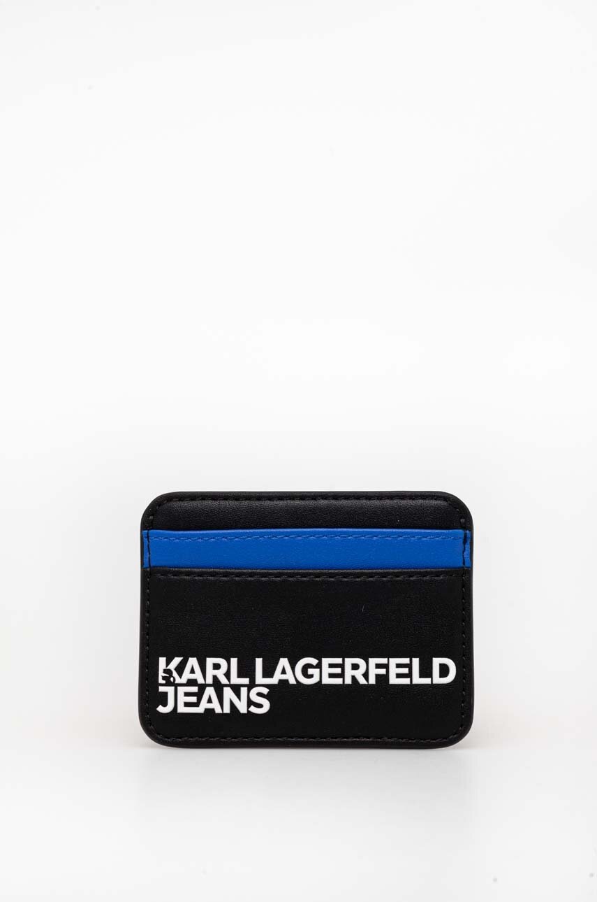 Karl Lagerfeld Jeans carcasa cardului culoarea negru