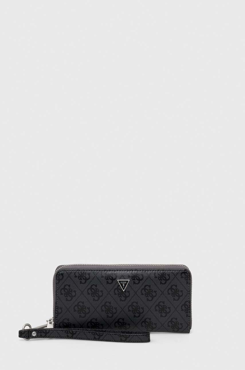 

Кожен портфейл Guess VEZZOLA мъжки в сиво SMVELE LEA77, Сив
