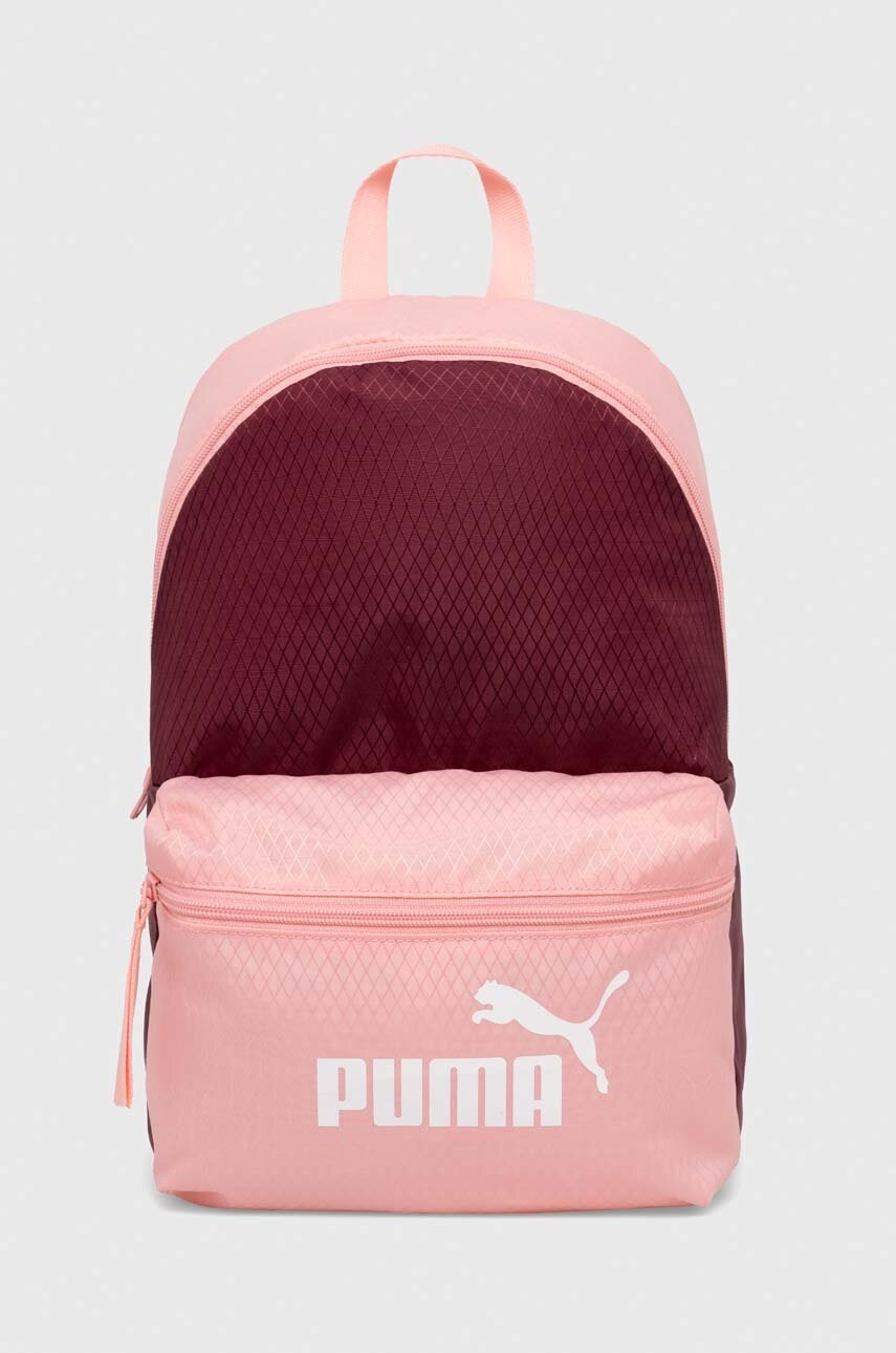 Puma Rucsac Femei, Culoarea Roz, Mic, Cu Imprimeu