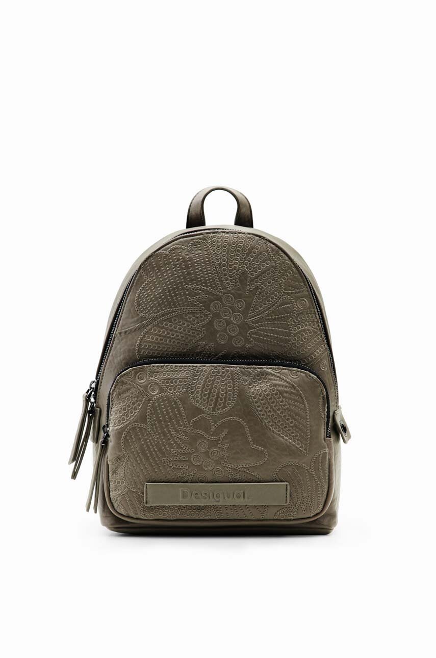 Desigual Rucsac Femei, Culoarea Verde, Mic, Neted