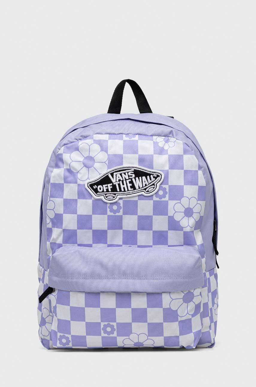 

Рюкзак Vans женский цвет фиолетовый большой узорный