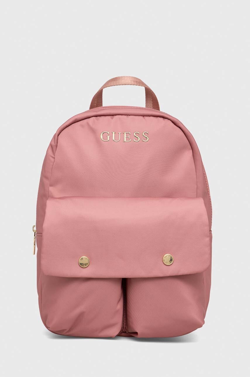 

Рюкзак Guess жіночий колір рожевий малий однотонний