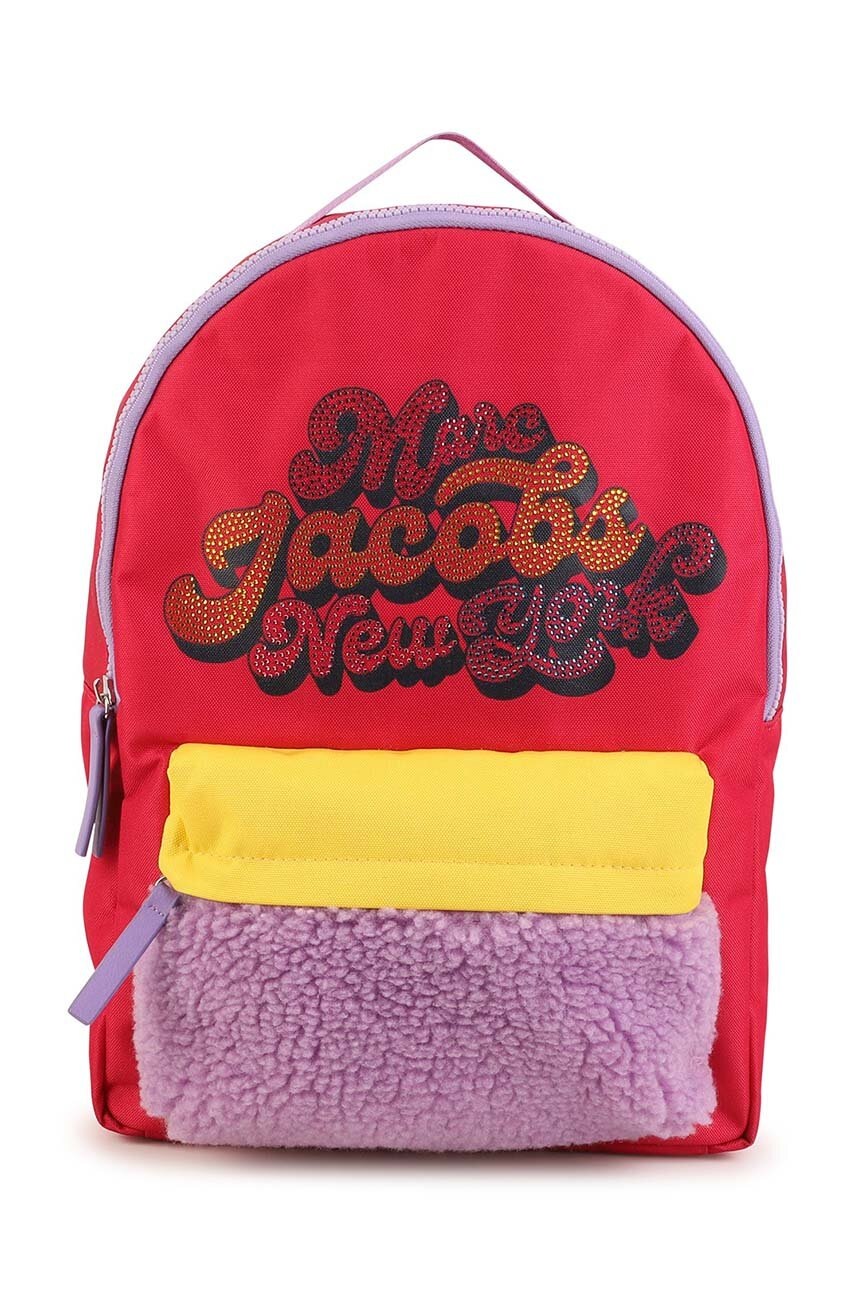 

Детский рюкзак Marc Jacobs цвет красный маленький узорный