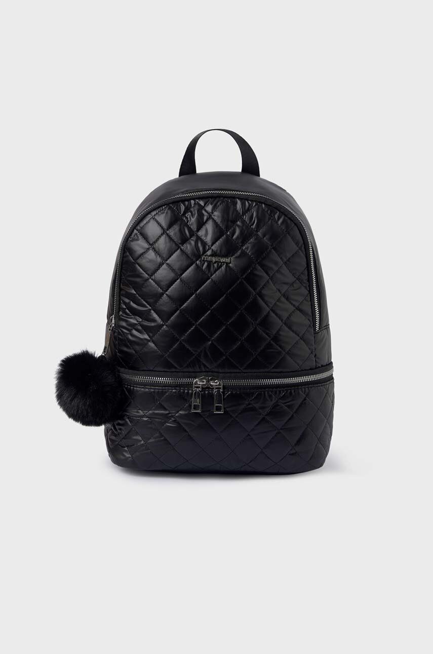 Dětský batoh Mayoral černá barva, malý, hladký - černá -  Materiál č. 1: 75 % Polyester