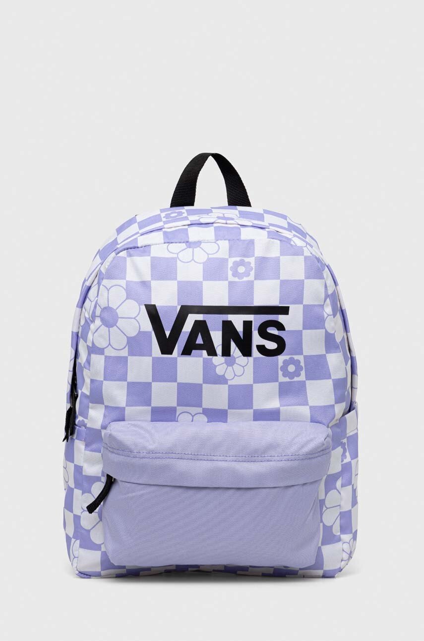 

Дитячий рюкзак Vans GIRLS REALM H20 BACKPACK колір фіолетовий великий візерунок