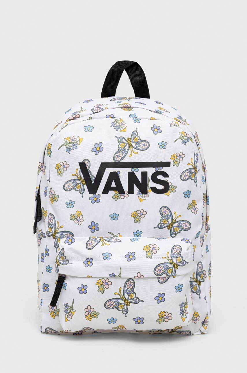

Детский рюкзак Vans GIRLS REALM H20 BACKPACK цвет бежевый большой узорный