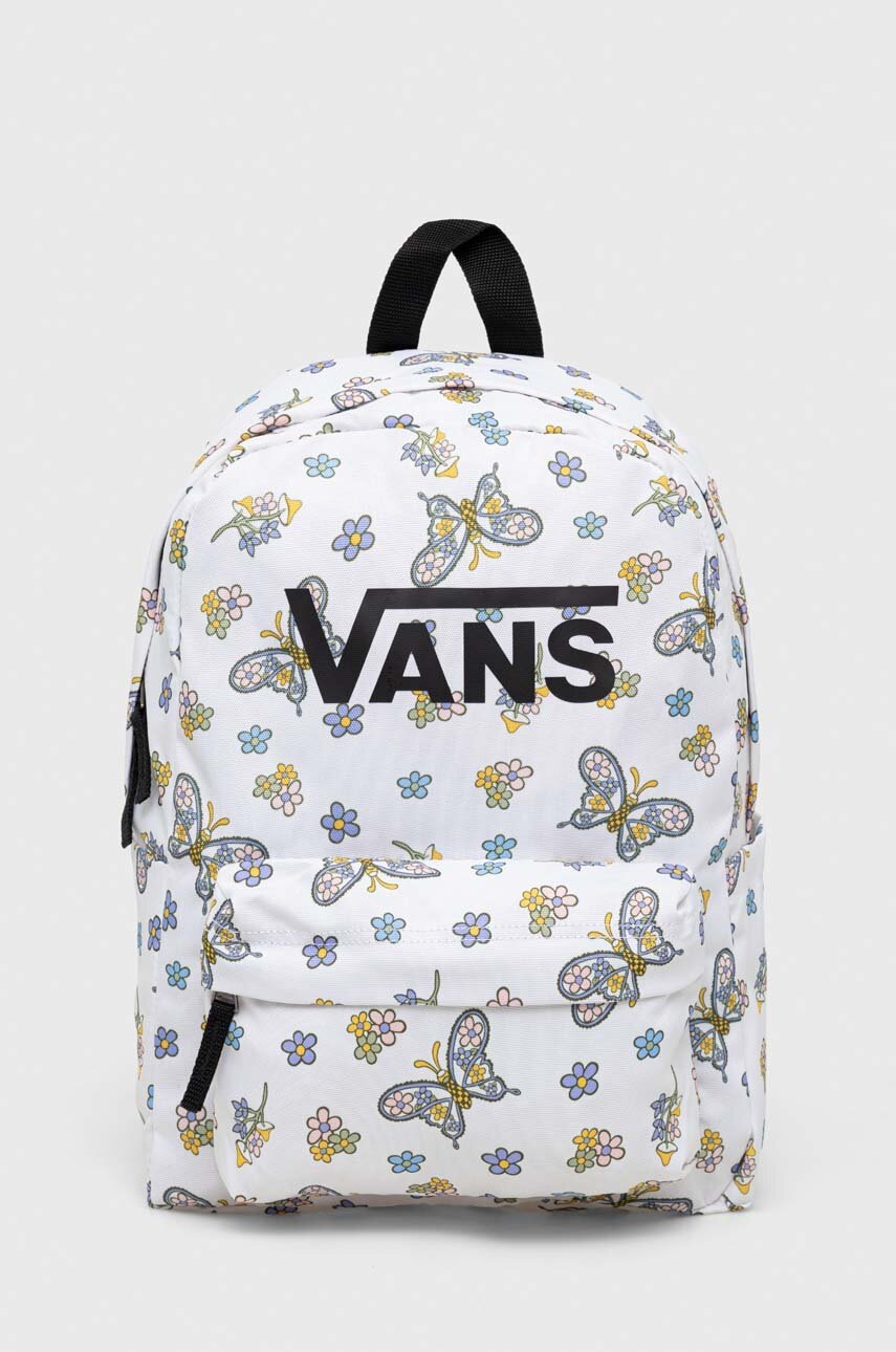 Vans ghiozdan copii GIRLS REALM H20 BACKPACK culoarea bej, mare, modelator