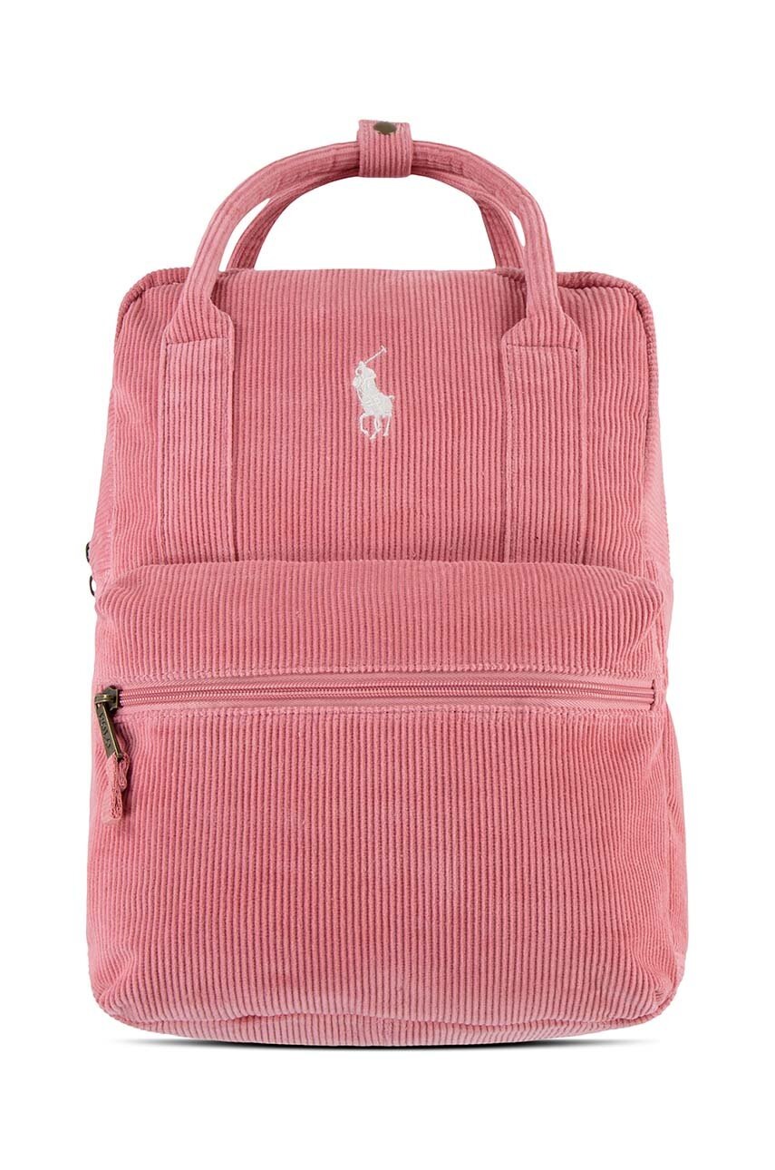 

Детский рюкзак Polo Ralph Lauren цвет розовый большой однотонный