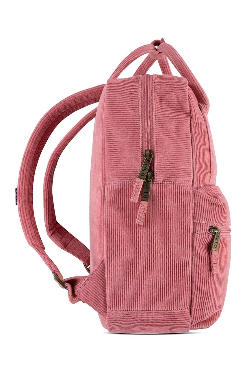 Детский рюкзак Polo Ralph Lauren цвет розовый большой однотонный Детский рюкзак Polo Ralph Lauren цвет розовый большой однотонный