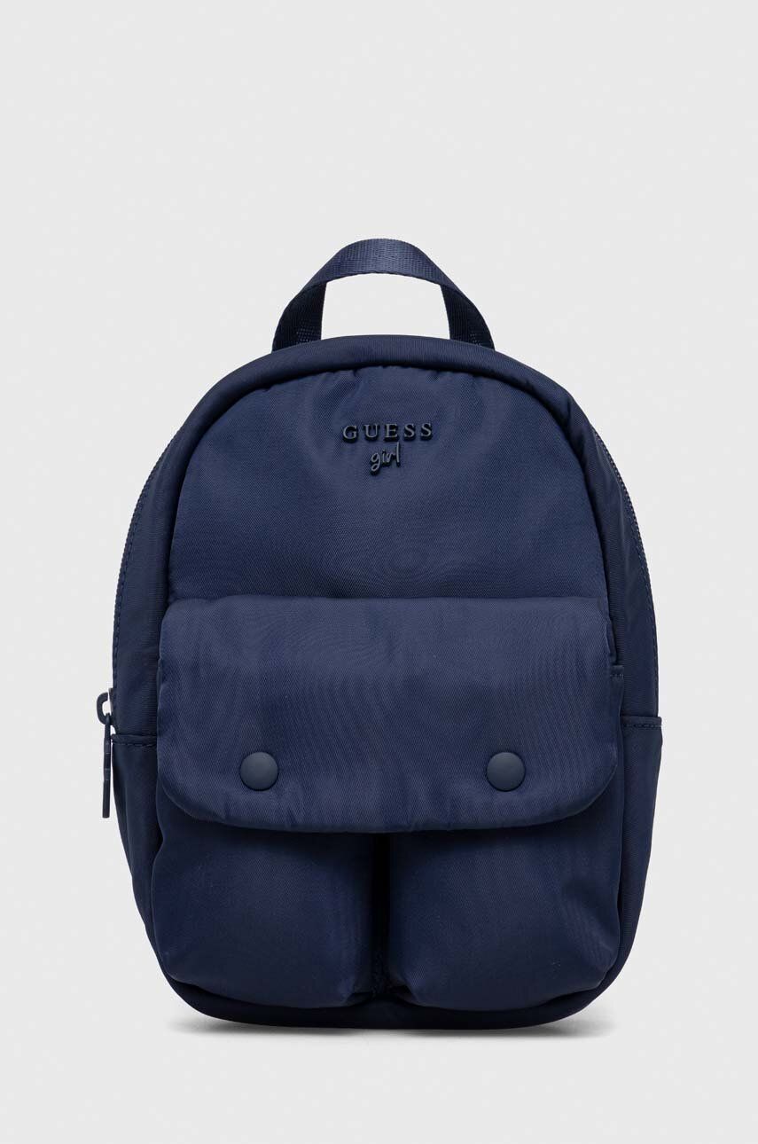 E-shop Dětský batoh Guess tmavomodrá barva, malý, hladký