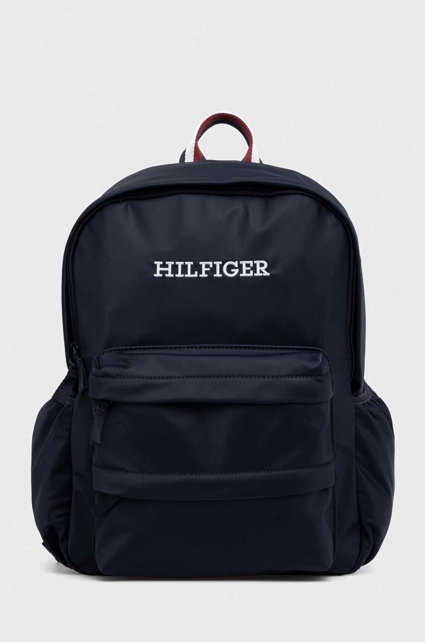 

Дитячий рюкзак Tommy Hilfiger колір синій великий з принтом