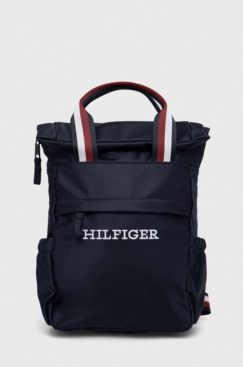 Детский рюкзак Tommy Hilfiger цвет синий маленький с аппликацией