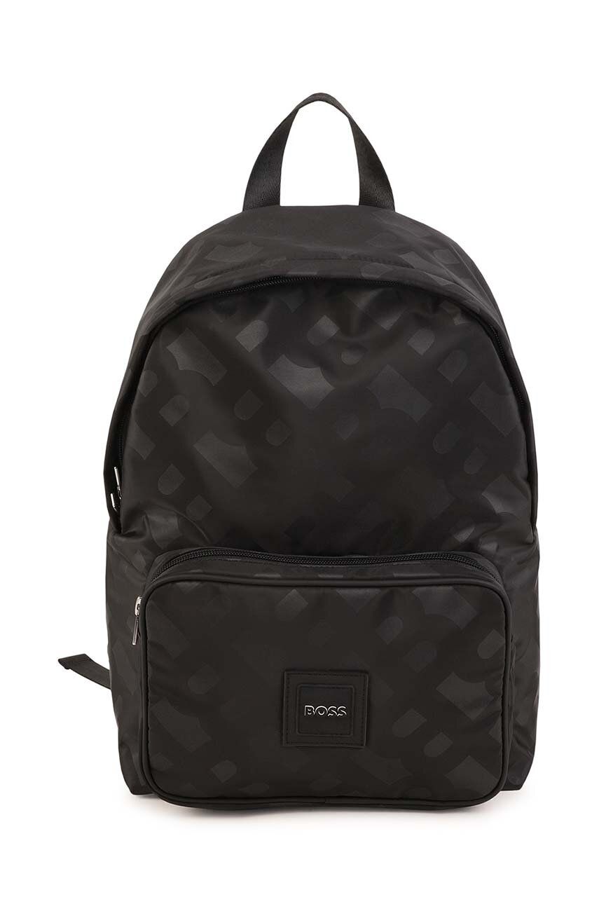 E-shop Dětský batoh BOSS černá barva, velký, s potiskem