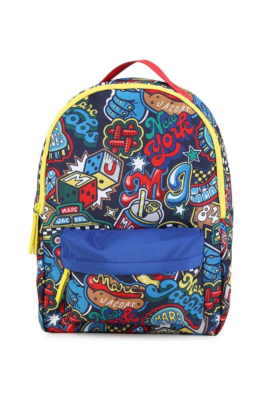 Детский рюкзак Marc Jacobs цвет синий маленький узорный