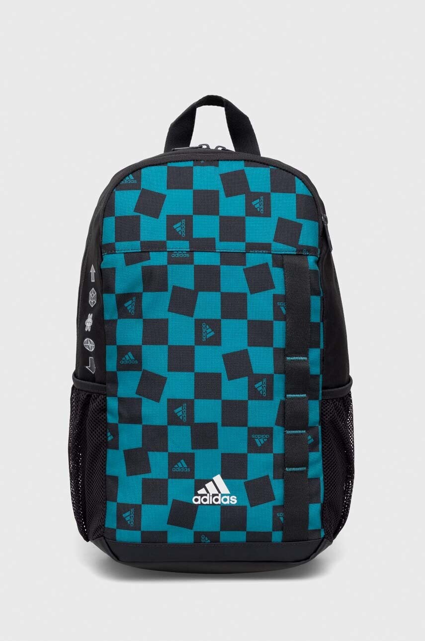 

Детский рюкзак adidas Performance цвет бирюзовый большой узорный