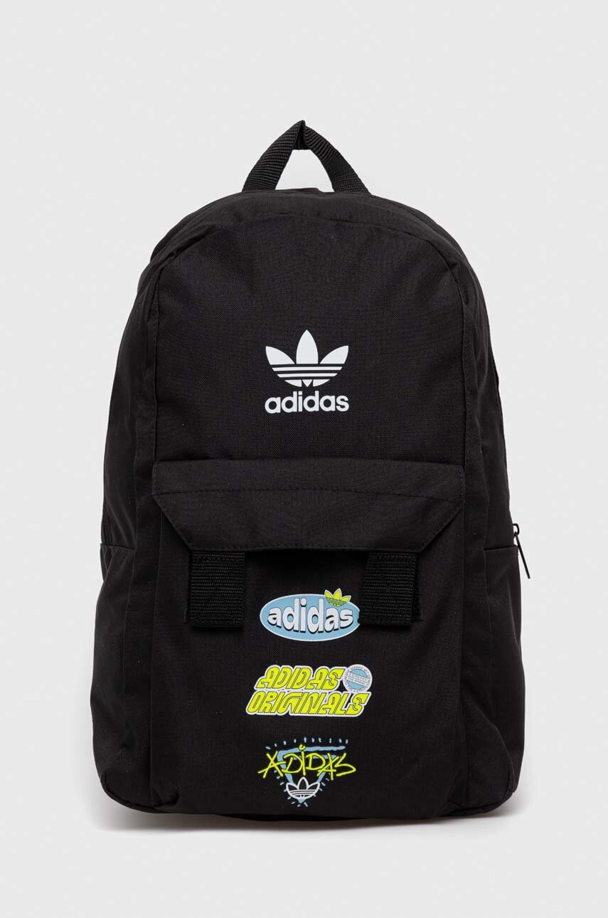 

Детский рюкзак adidas Originals x Andre Saraiva цвет чёрный большой узорный