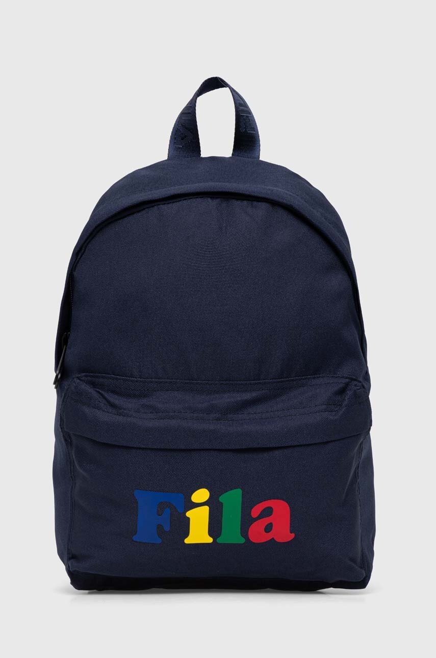 Fila rucsac culoarea albastru marin, mic, cu imprimeu