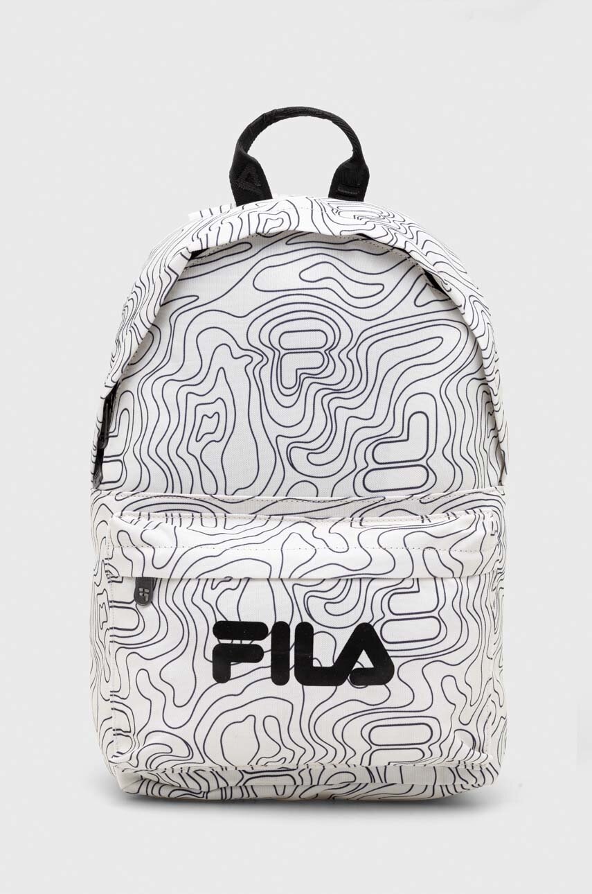 

Детский рюкзак Fila цвет белый большой узорный
