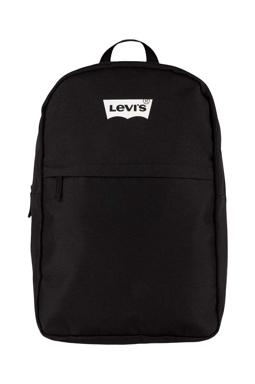 Levi's ghiozdan copii culoarea negru, mic, cu imprimeu