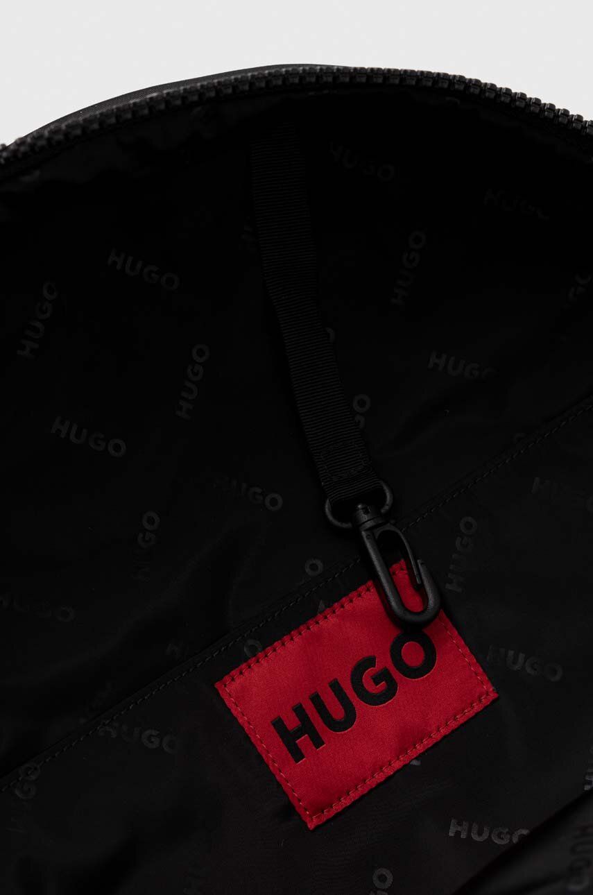 HUGO plecak męski kolor czarny duży gładki