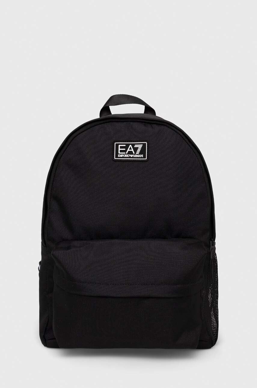

Рюкзак EA7 Emporio Armani мужской цвет чёрный большой однотонный