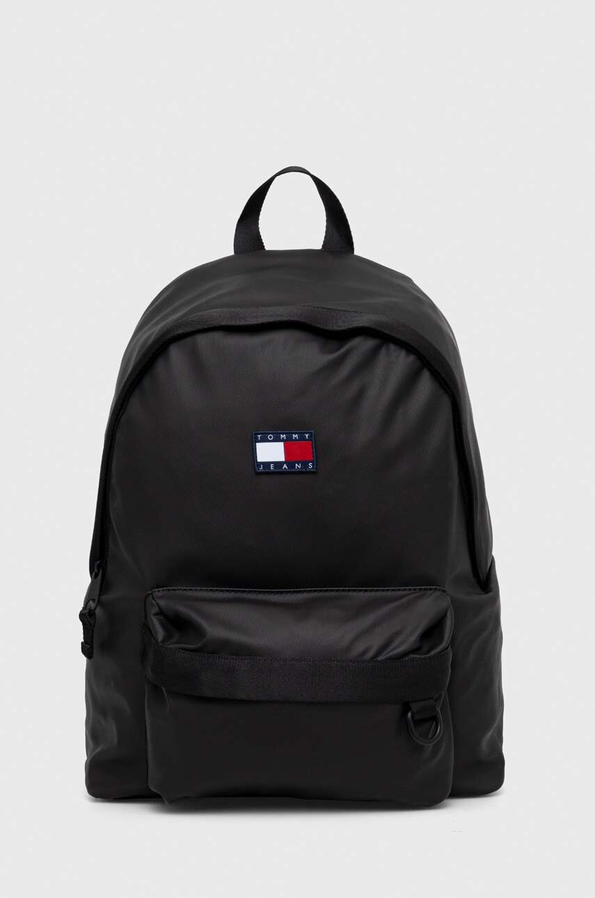 

Рюкзак Tommy Jeans мужской цвет чёрный большой однотонный