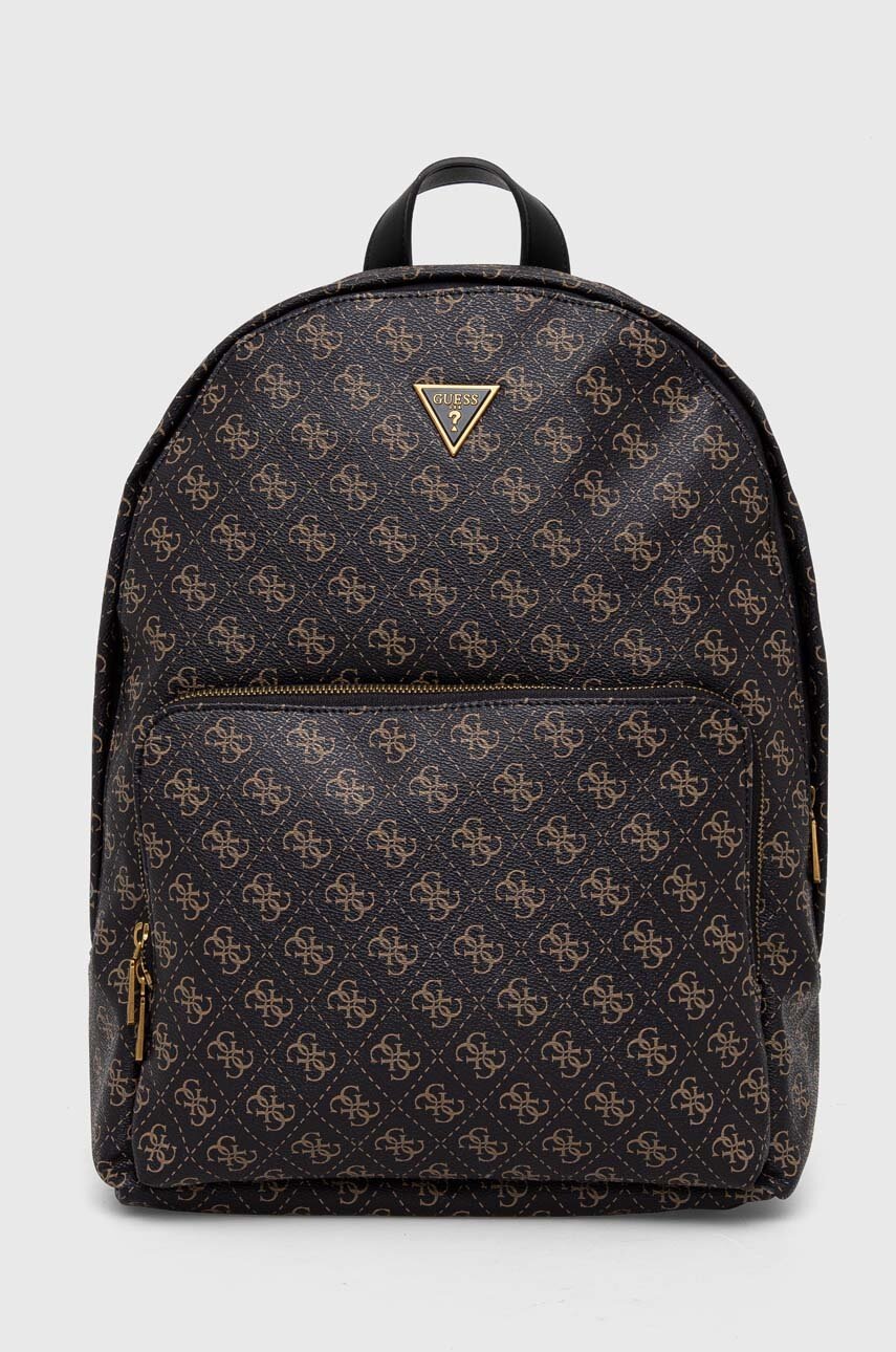 

Раница Guess VEZZOLA в кафяво голям размер с десен HMEVZL P3406, Кафяв