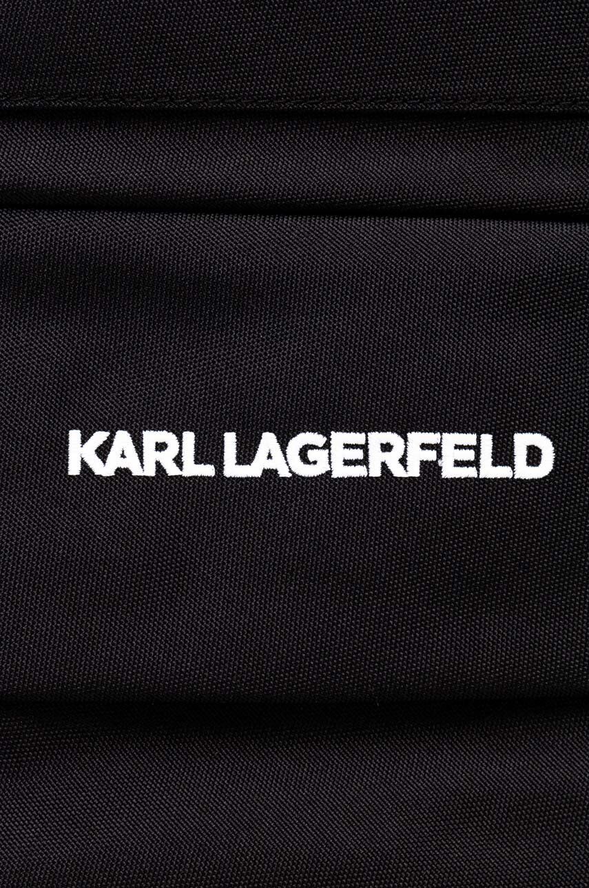 Karl Lagerfeld Rucsac Barbati, Culoarea Negru, Mare, Neted