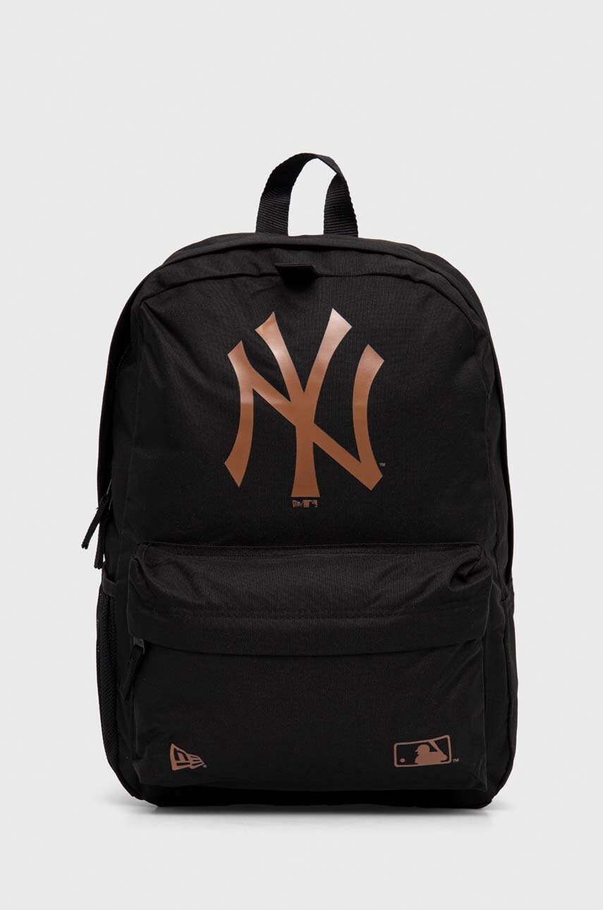 

Раница New Era в черно голям размер с принт NEW YORK YANKEES, Черен