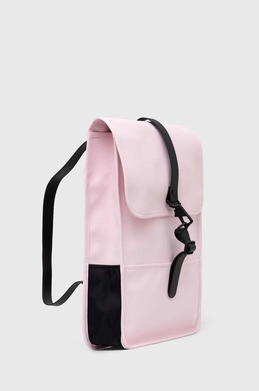 Rains plecak 13020 Backpacks kolor różowy duży gładki