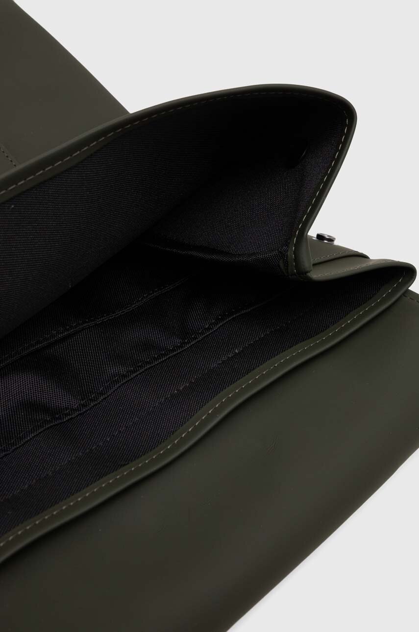 Рюкзак Rains 13300 Backpacks колір зелений великий однотонний 