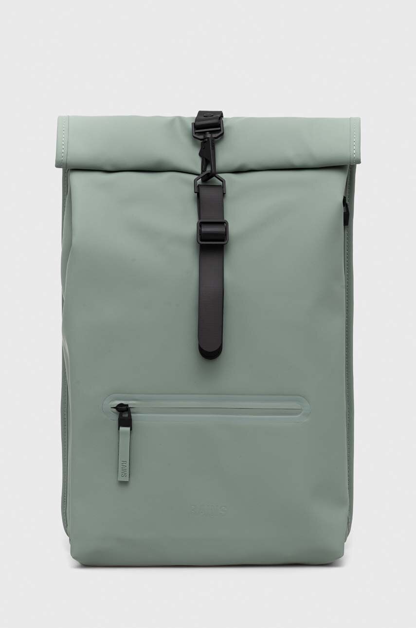 Batoh Rains 13320 Backpacks zelená barva, velký, hladký - zelená - 100 % Polyester s polyuretanovým 