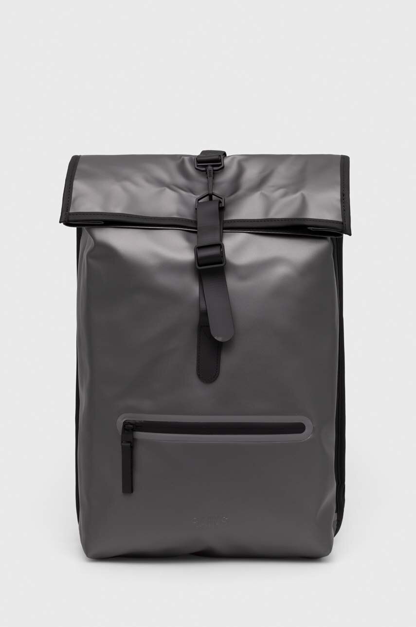 Batoh Rains 13320 Backpacks šedá barva, velký, hladký - šedá - 100 % Polyester s polyuretanovým povl