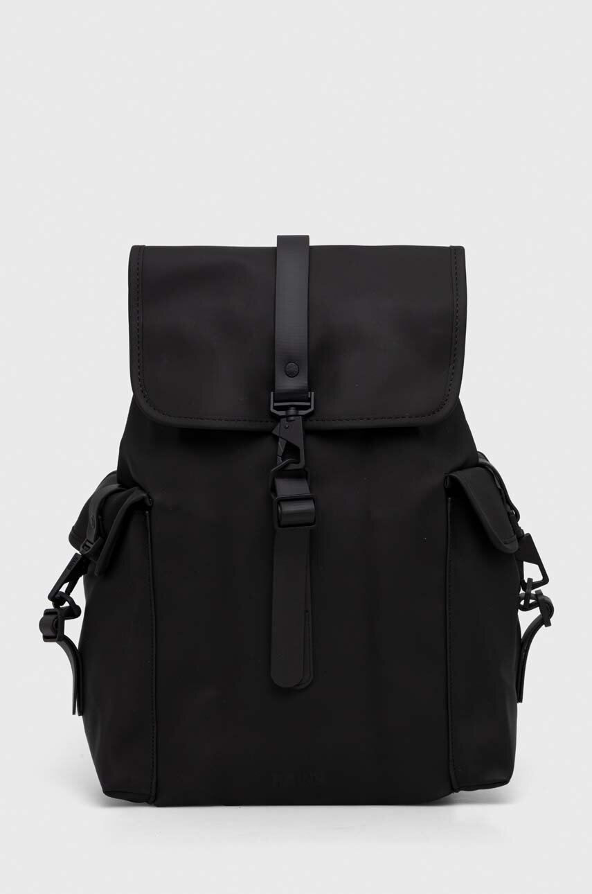 

Рюкзак Rains 13510 Backpacks колір чорний великий однотонний