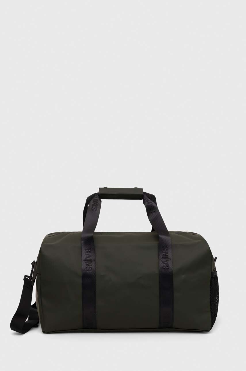 Rains geanta 14380 Backpacks culoarea verde