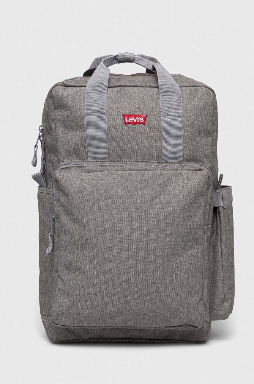 

Раница Levi's в сиво голям размер с изчистен дизайн, Сив