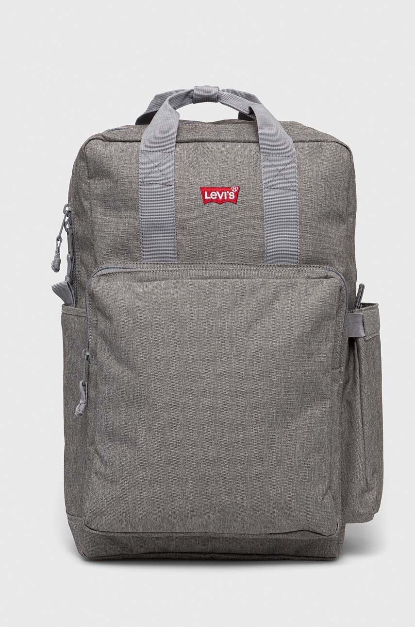 Levi's rucsac culoarea gri, mare, neted