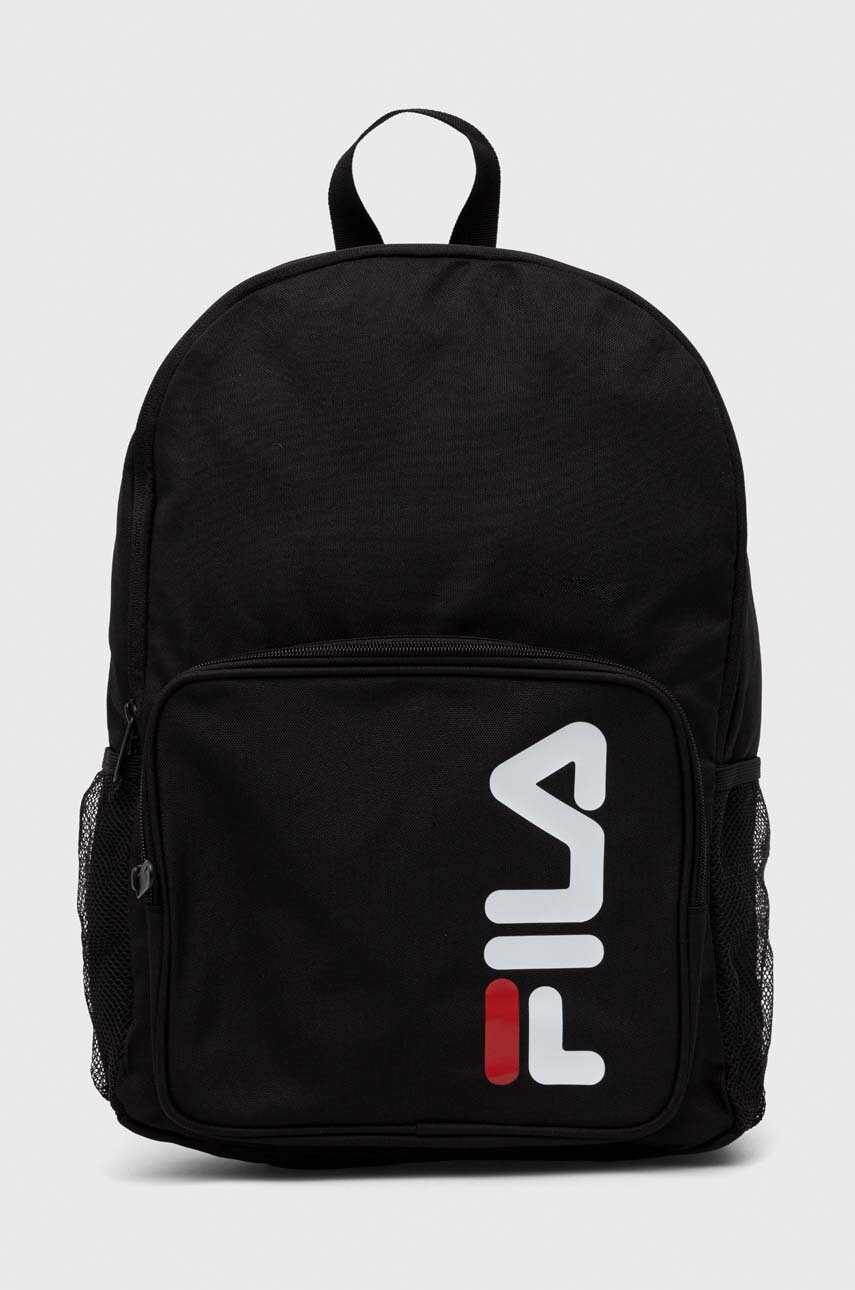 Fila rucsac culoarea negru, mare, cu imprimeu Fila rucsac culoarea negru, mare, cu imprimeu