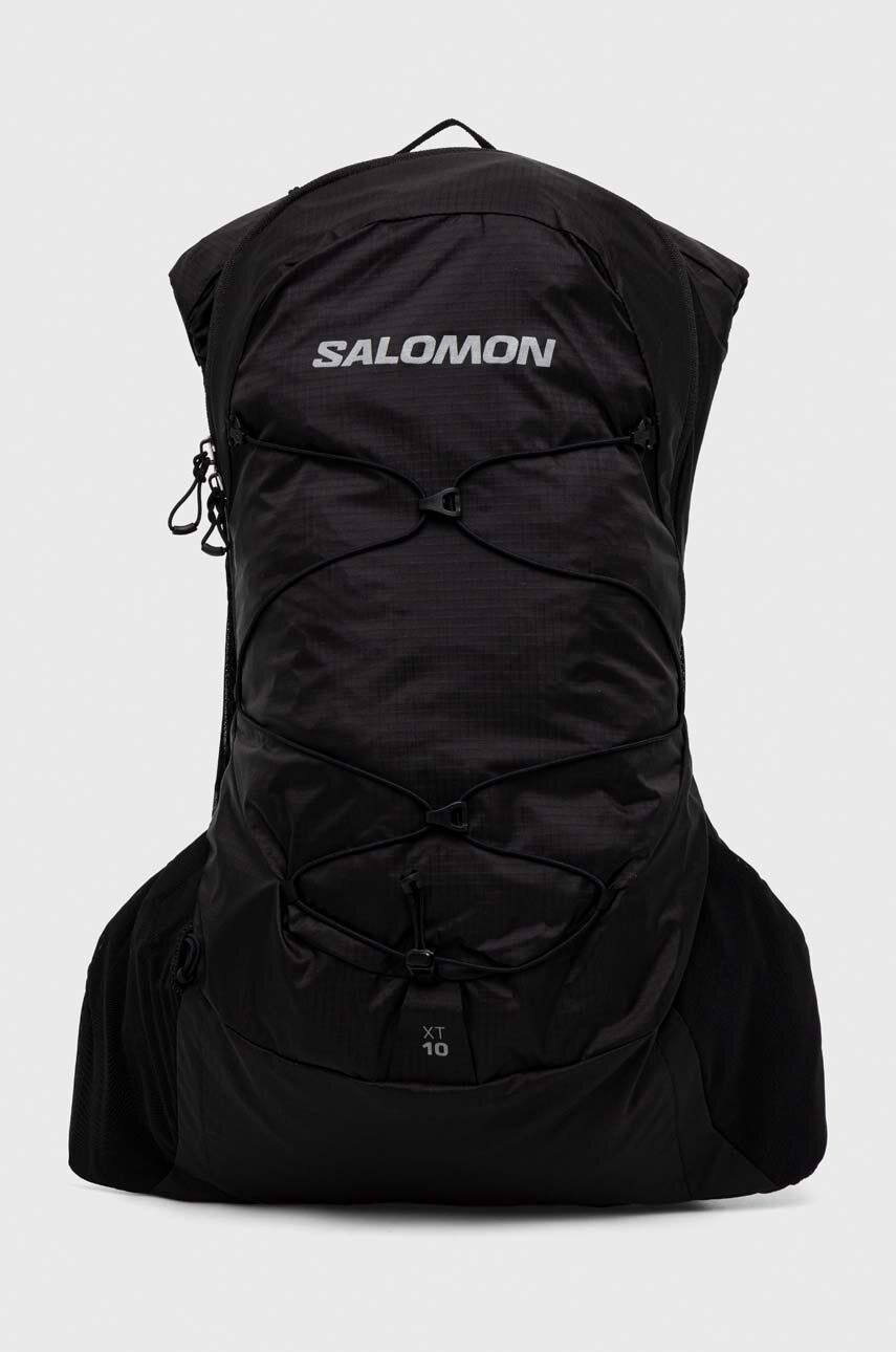 Batoh Salomon XT 10 černá barva, velký, hladký - černá - Materiál 4: 100 % Polyethylen Podšívka