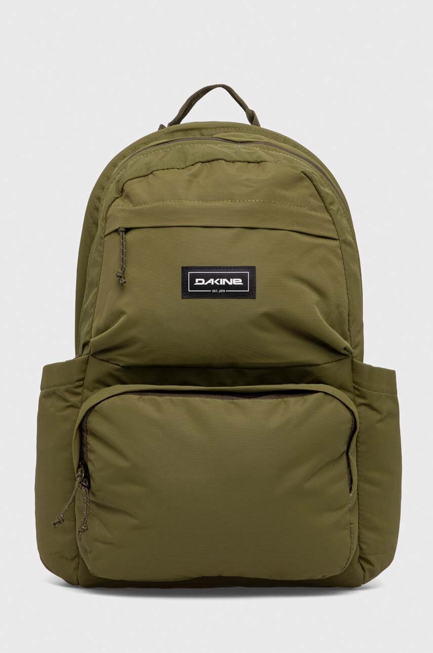 Dakine rucsac culoarea verde, mare, neted