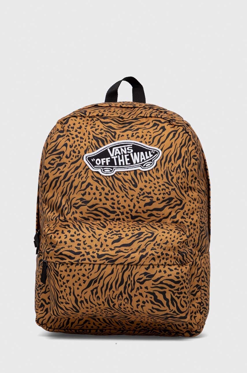 

Рюкзак Vans колір коричневий великий візерунок VN0A3UI611D1-GoldenBrow