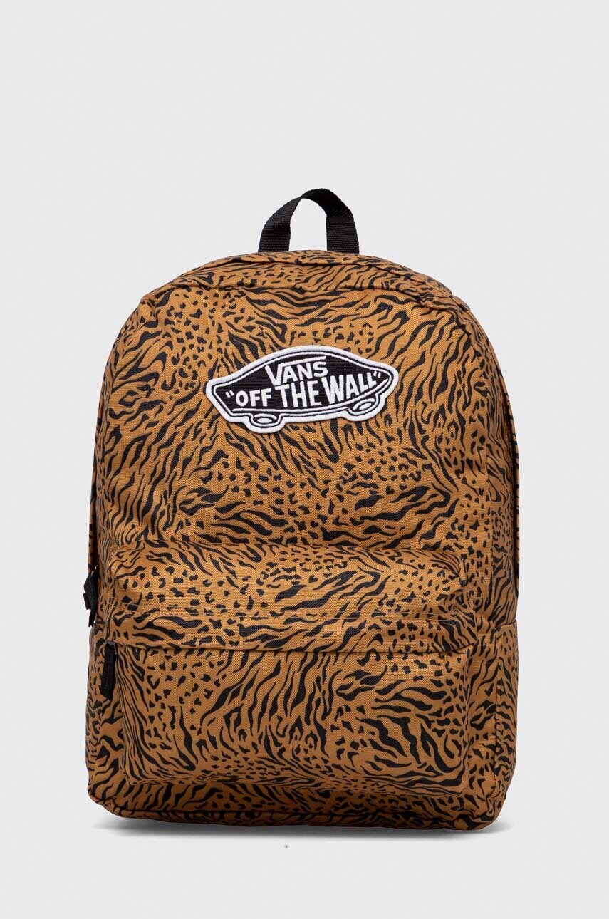 Vans rucsac Realm culoarea maro, mare, cu model VN0A3UI611D1