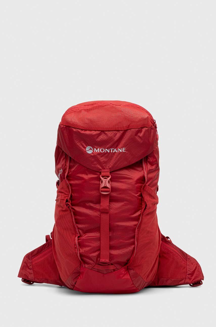Batoh Montane Trailblazer 25 červená barva, velký, hladký - červená - Materiál č. 1: 100 % Nylon