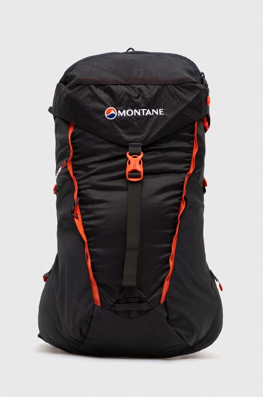 Batoh Montane Trailblazer 25 černá barva, velký, hladký - černá - Materiál č. 1: 100 % Nylon Ma